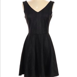 Harper Wren sexy little black snake print fit cocktail dress, party plunge